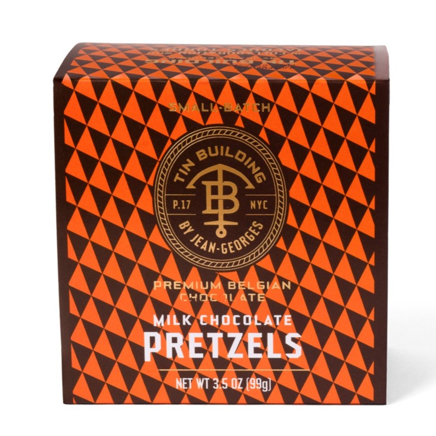 JG-JT Branded Enrobed, Milk Chocolate Pretzels - 3.5 Ounces