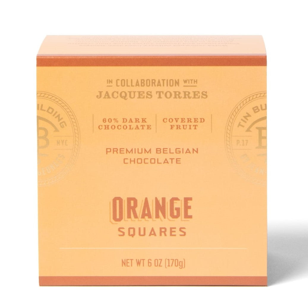 JG-JT Branded Panned Fruits, Orange Squares - 6 Ounces
