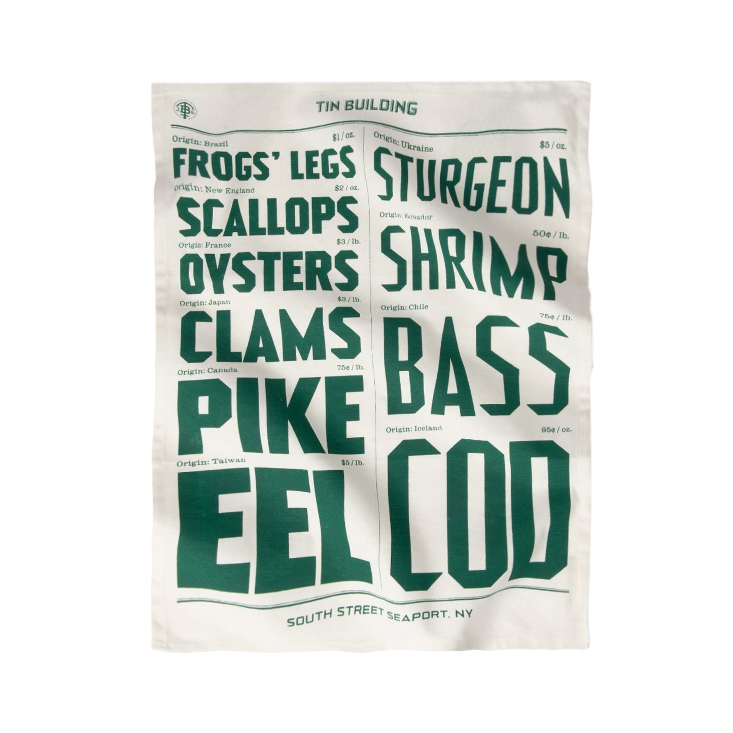 Tin Building by Jean-Georges, Dish Towel