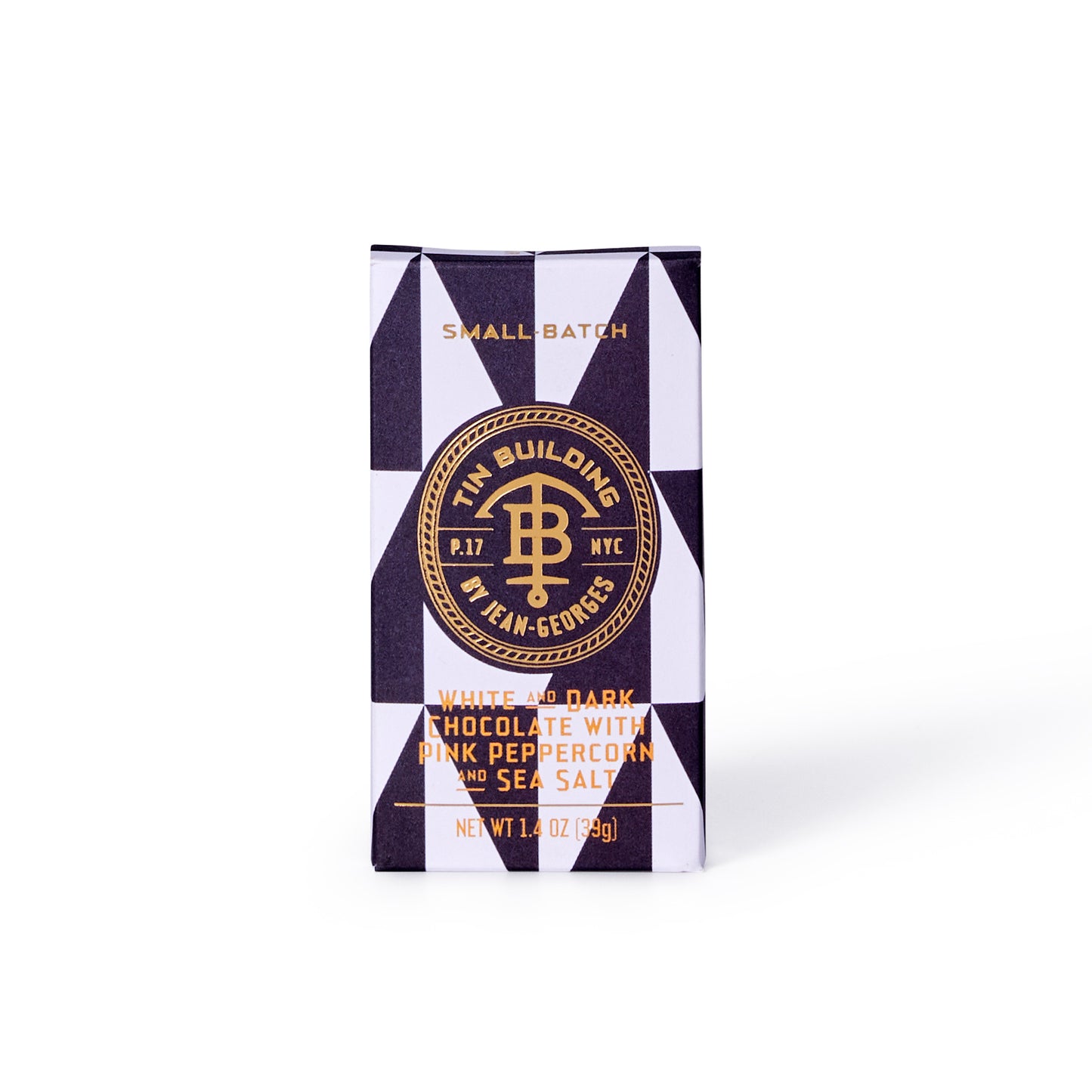 Tin Building by Jean-Georges, Layers of White & Dark Chocolate w/ Pink Peppercorn & Hawaiian Sea Salt Bar