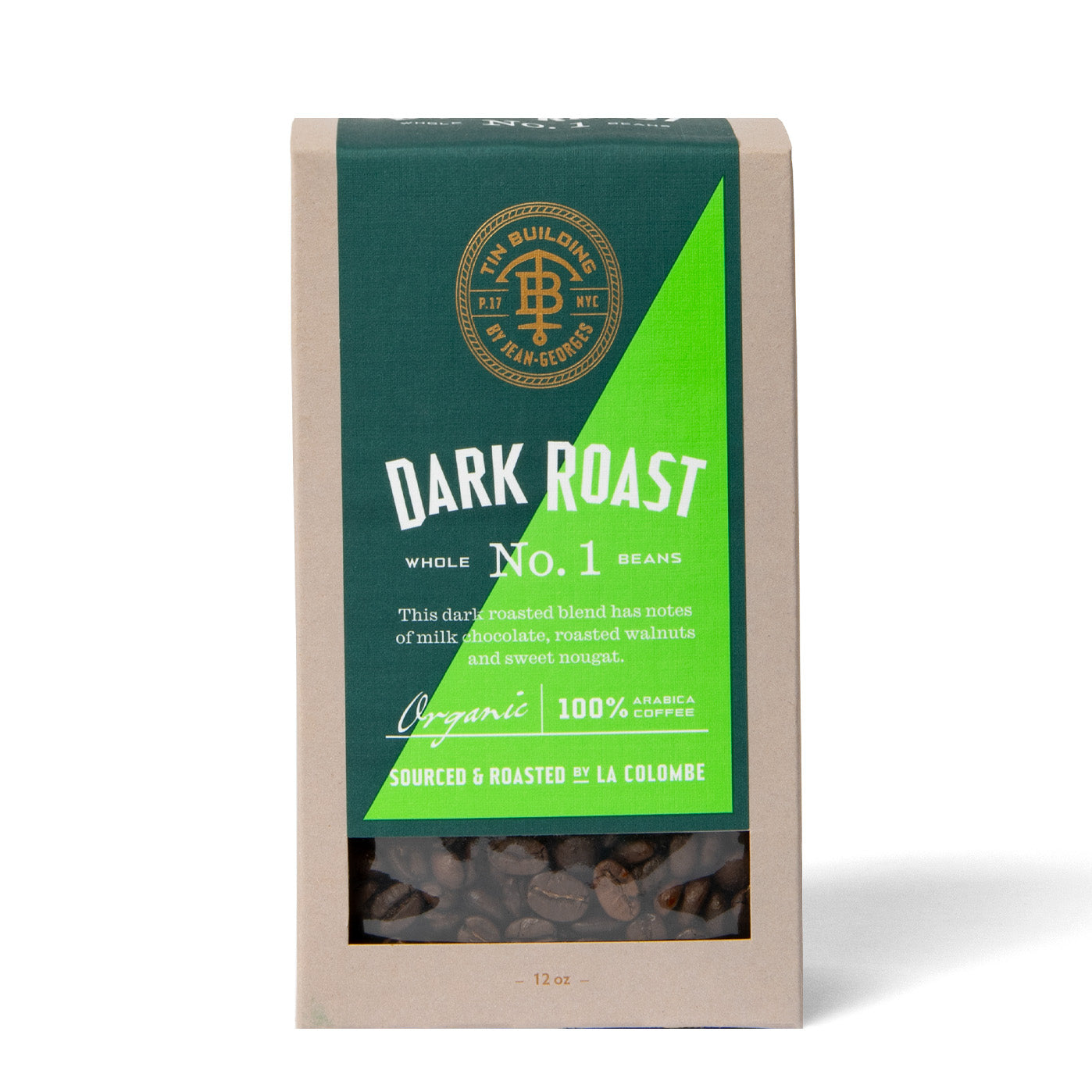 Jean-Georges and La Colombe Coffee, JG Blend One, Dark Roast - 12 Ounces