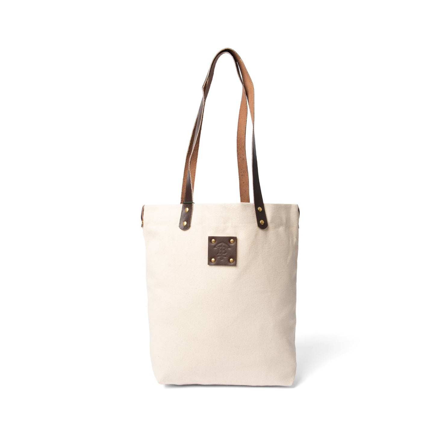 Tin Building by Jean-Georges, Leather Strap Tote, Beige